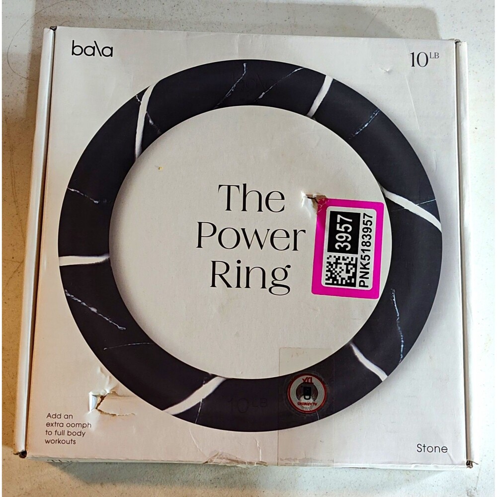 Bala The Power Ring 10 lb Weighted Ring, Stone Color Gym & Training (1287)